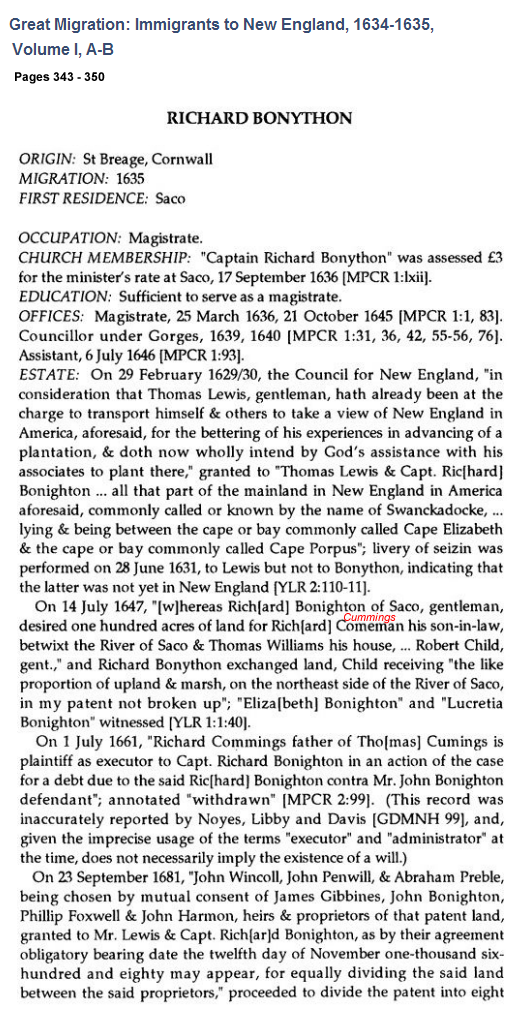 Great Migration Richard Bonython Page 1